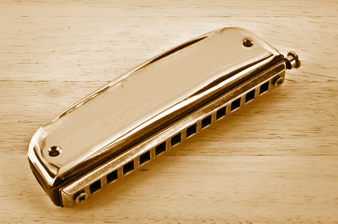 Old harmonica.
